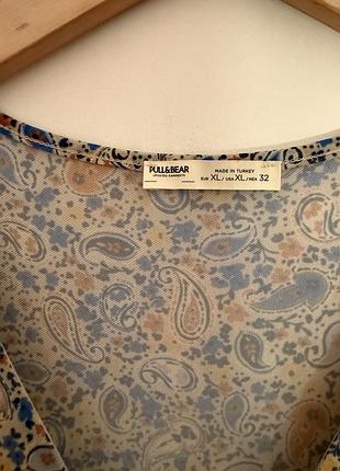 Pull & bear літня сукня міді 5