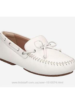 Р.38-40 clarks женские кожаные мокасины оригинал