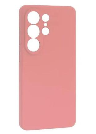 Чехол silicone case luxury для samsung s26 ultra light pink
