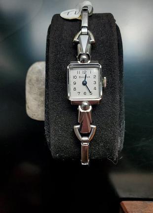 Bulova позолоченные механические женские часы, Америка 1943 г.