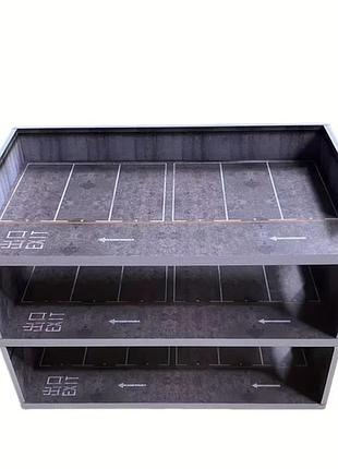 Диорама парковки 1:64 трехэтажная для коллекционных моделей