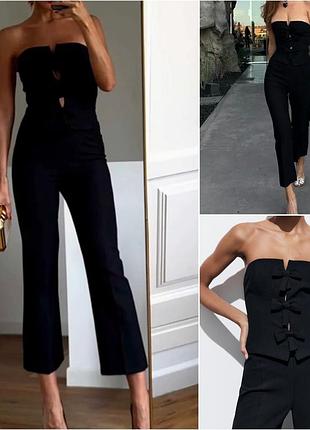 Комбинезон с бантиками zara.