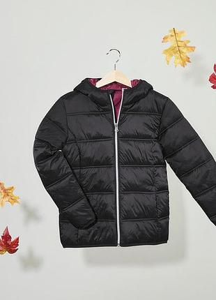 Куртка демисезонная с капюшоном для девочки pepperts bionic-finish® eco 418843 134 см (8-9 years) черный 2