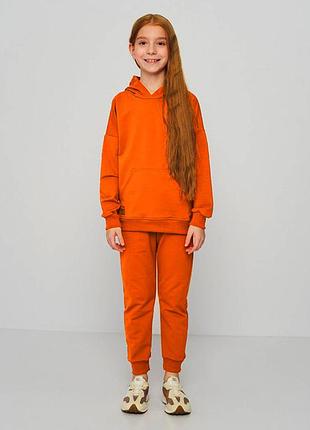 Костюм для дівчинки real,смаилтайм, smiletime, помаранчевий