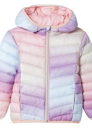 Куртка демисезонная с капюшоном для девочки lupilu bionic-finish® eco 450887 104 см (3-4 years) комбинированный