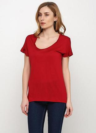 Футболка benetton 3s4je1m26*20 женск. красный s (159 298)