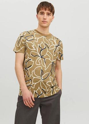 (191 635) футболка jack & jones 12203764*70 мужск. коричневый l