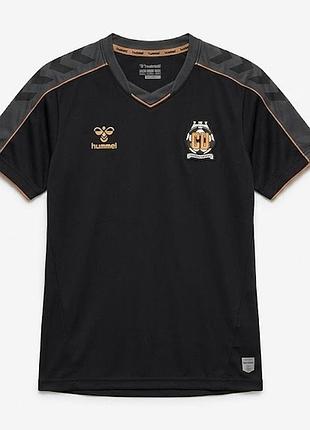 Футболка cambridge united fc hummel черная футбольная