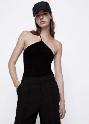 Новий цупкий топ в рубчик від zara