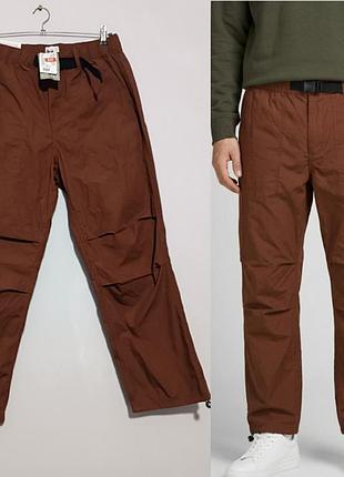 Мужские брюки-карго h&m (relaxed fit) с текстильным ремнем м, 180/88 см