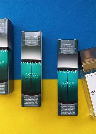 Мини тестер аромата bvlgari aqua pour homme 😍
