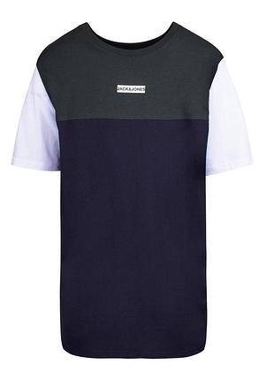 (173 032) футболка jack & jones 12188613*41 мужск. темно/зеленый s