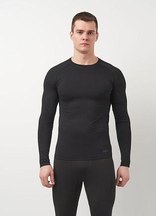 (188 383) футболка myprotein mpm183*10 длинный рукав мужск. черный m