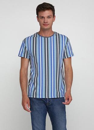 (154 011) футболка jack & jones 12149061*56 мужск. сине/белый xs