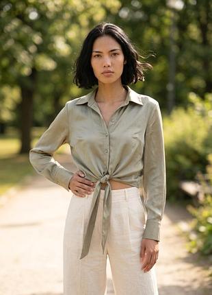 Ошатна блуза вкорочена / від topshop