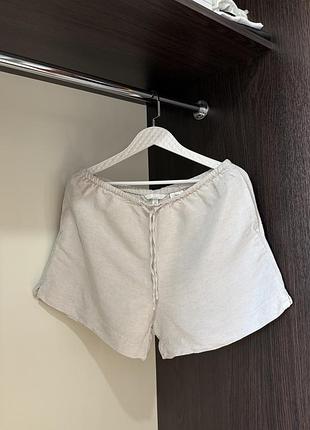Лляні шорти h&m