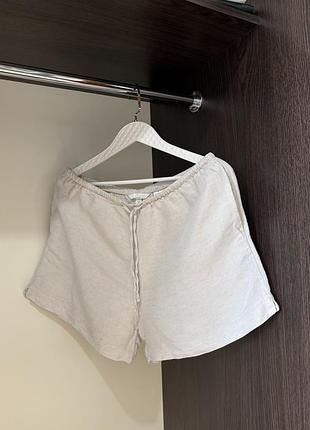 Лляні шорти h&m 3