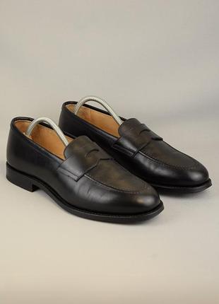 Лоферы мужские suitsupply penny туфли слипоны мокасины кожаные черные обувь имталия оригинал 43-44 р/28.5 см bally hugo boss ecco clarks geox