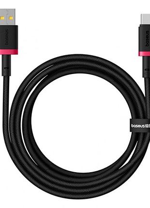 Кабель baseus dura series usb - type-c pd 60w (3a) 2м нейлоновый для ноутбука и быстрой зарядки black-gold (p10377802u01)