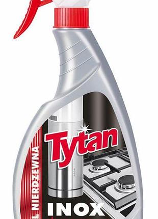 Жидкость для чистки изделий из нержавеющей стали tytan спрей 500 мл