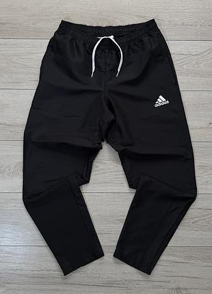 Новые черные широкие спортивные штаны адедас adidas aeroready woven track, m, оригинал