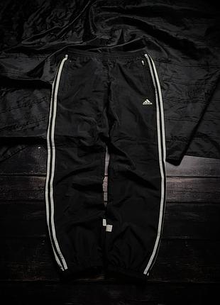 Vintage 00s adidas nylon mesh-lined track/wind pants sample