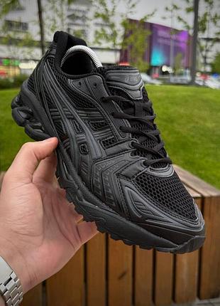 Кросівки чоловічі asics gel kayano 14, чорні, сіточка (літні) демісезонні весна-літо-осінь шкіра текстиль розмір 41-45 нові 92609-5
