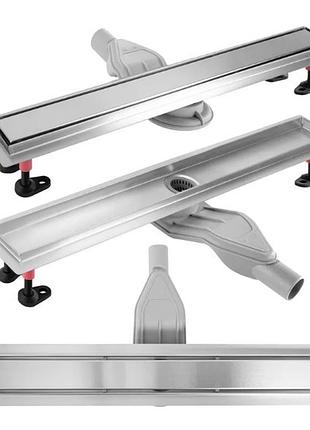 Трап для душу rea neox 70 superflow brushed steel 2в1 сталь