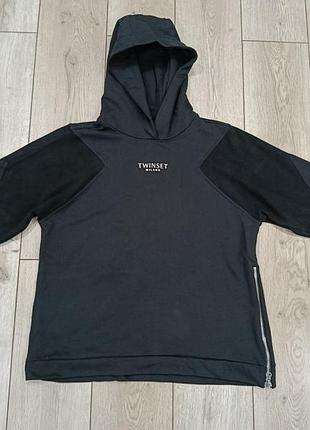 Худи толстовка женская черная / l-xl