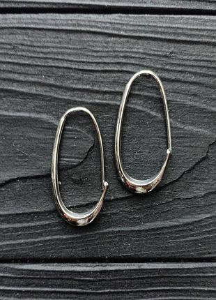 Серьги петля женские бижутерия