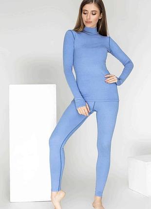 Термокомплект жіночій totalfit norway twk7 xs, блакитний
