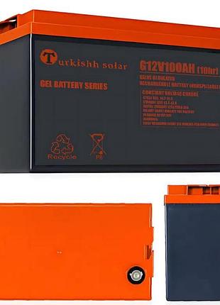 Гелевый аккумулятор battery gel turkishh solar 12v 100 ah