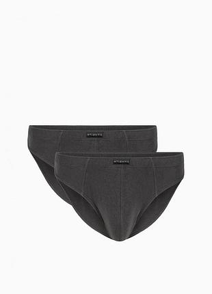 Трусы мужские спорт (2шт в кпаковке) basic atlantic 2bmp-322 xxl, графит