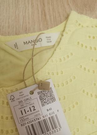 Желтая блузка mango 4
