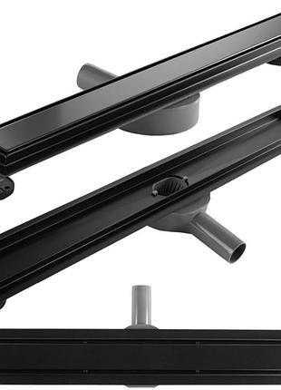 Трап для душа rea neox 90 pro black 2в1 черный