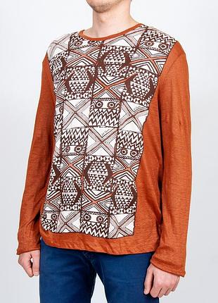 Джемпер чоловічий just cavalli (ro2758 82649 205), розміри xxl та xxxl, італія, льон