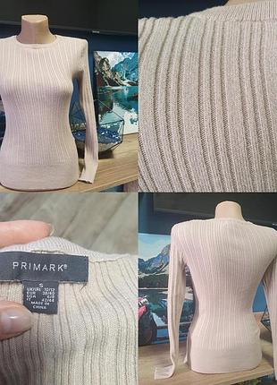 Кофта беж трикотаж 2