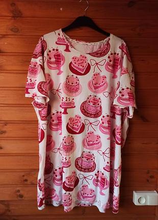 Классная ночная рубашка р.xl