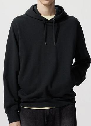 Худі uniqlo чорний новий xs з капюшоном