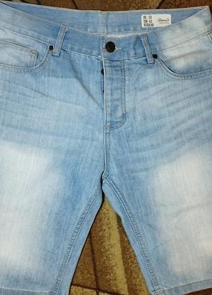 Мужские джинсовые шорты denim co, размер 33