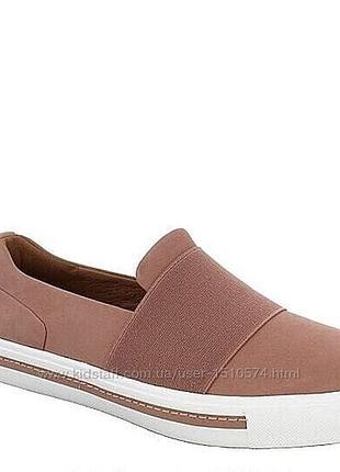 Р.41 clarks кожаные слипоны оригинал