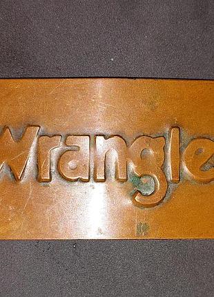Винтажная, почти антикварная пряжка wrangler