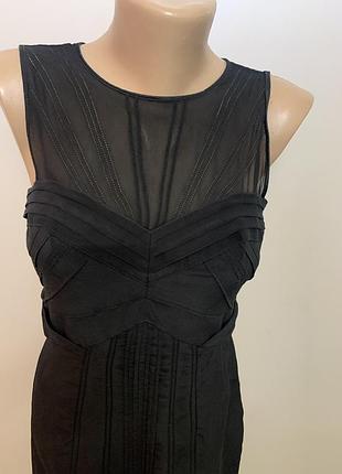 Елегантна чорна коктейльна сукня-футляр (dvf / karen millen style)