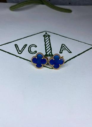 💎new💎брендовые серьги van cleef , vca, клевер, ван клиф ♥️♥️♥️с логотипом