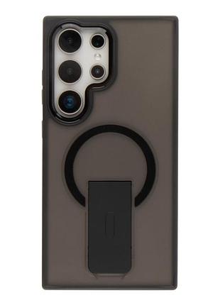 Чехол с подставкой flexguard tpu pc magnetic для samsung galaxy s24 ultra 5g black