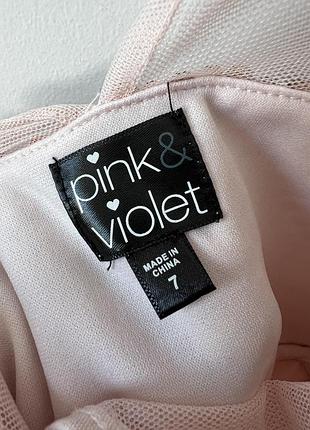 Сукня для дівчинки pink&violet 3