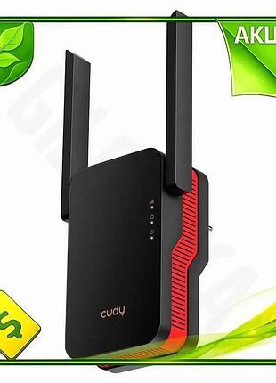 Ve ретранслятор cudy wi-fi 6 new version mesh черный для расширения сети интернет усилитель сигнала n6w_ver