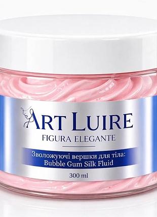 Увлажняющие сливки для тела bubble gum silk fluid art luire, 300 мл