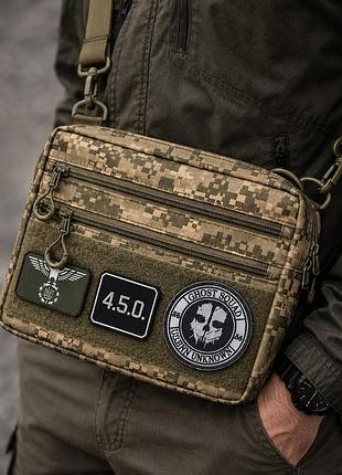 Мужская тактическая сумка edc cordura 600d, сумка из кордуры для патчей пиксель sf-53