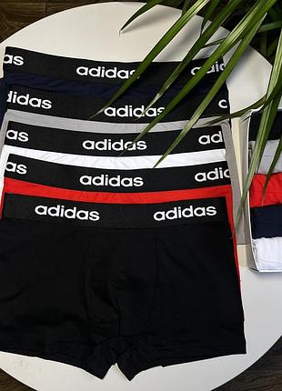 Трусы мужские боксеры adidas 5 шт. в подарочной коробке трусы мужские адидас боксеры нижнее белье xxxl